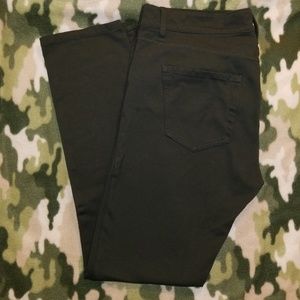 Dark Green Gap Legging Jean